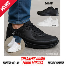 Sneakers Scarpe Uomo Taglie Grandi Fuori Misura 46 - 48 Casual Comode Sport N-31