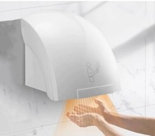 Asciugamani Elettrico da Parete 1800w Fotocellula Automatico Getto di Aria Calda