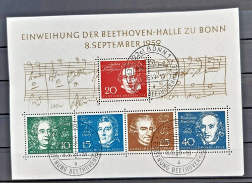 Francobolli germania 1959 - francobolli,