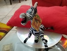 Rarissimo peluche MADAGASCAR Zebra Marty alto 18 cm Disney da Collezione 