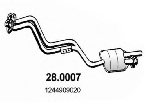 Cat mercedes 200e 200te - cat, 16v