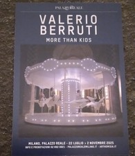 CARTOLINA VALERIO BERRUTI PALAZZO REALE  MOSTRA 2 NOVEMBRE 2025-OTTIMO