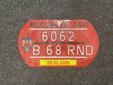 Number License Plate Romania