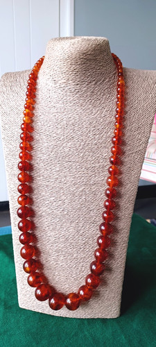 Collana vintage finta - vintage, resina
