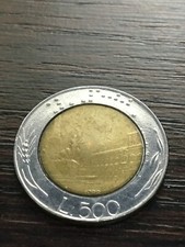 500 LIRE BIMETALLICHE 1988