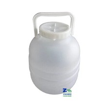 FUSTO CONTENITORE BOCCA LARGA 5 LT. BIANCO PER ALIMENTI CON TAPPO A VITE