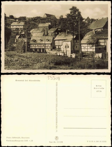Cartolina rosenthal zittau - cartolina, rosenthal-zittau