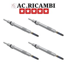 Kit 4 candelette per ALFA ROMEO 156 147 146  FIAT MULTIPLA SEDICI STILO 1.9 JTD