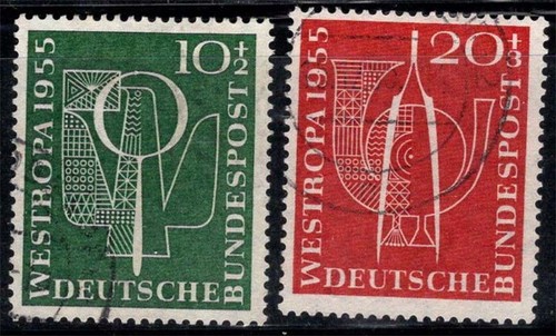 Germania bund 1955 - mi., 217-218