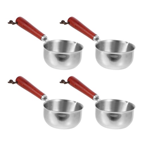 Pcs mini pentola - 4, acciaio