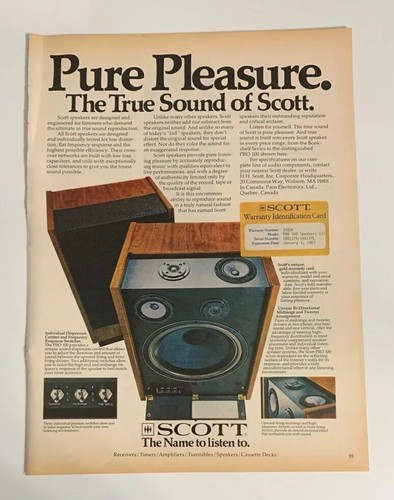 Scott pro 100 1977 - scott,