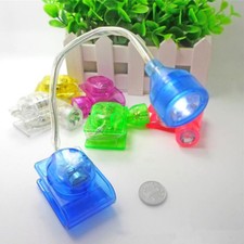 Lampada Clip Led Notturna Lettura Luce libri Torcia portatile batterie nuova