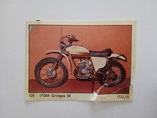 FIGURINA MOTO 2000 PANINI 1972 ITOM GRINGOS 50 n 120 DA RECUPERO