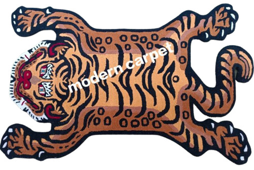 Tappeto tigre tibetana - , bordo
