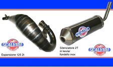 MARMITTA SCARICO COMPLETO SCALVINI RACING APRILIA RX MX SX 125 2008 2011