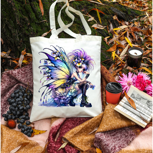 Borsa tela viola - tela,,