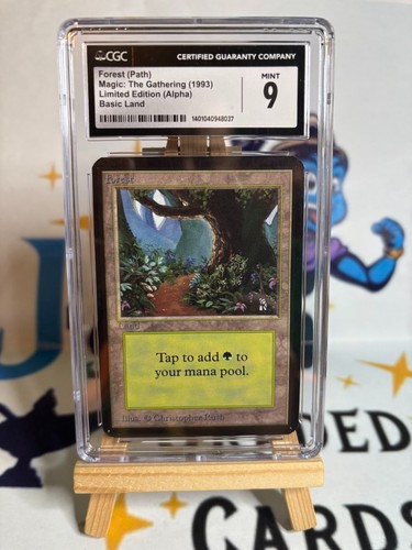 Mtg forest alpha cgc - mtg,