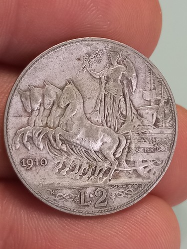 Regno italia lire 1910 - regno, 2