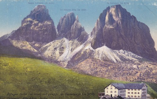 Cartolina bolzano rifugio - cartolina, ,rifugio