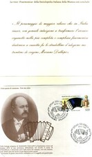 INDUSTRIA DELLA FISARMONICA - 1989 BUSTA 1° GIORNO IN FOLDER - STRADELLA