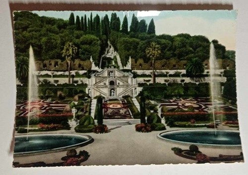 Cartolina colori giardino - cartolina, il