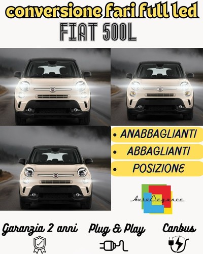 Conversione fari full - led, fiat