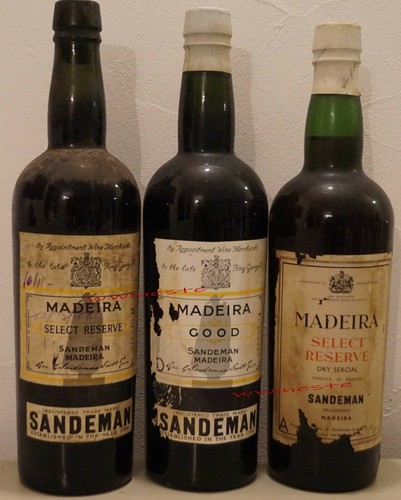 Madère sandeman madeira - 3x,