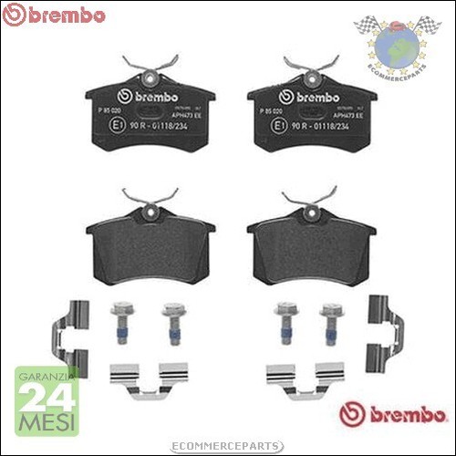 Kit pastiglie freno brembo - pastiglie,
