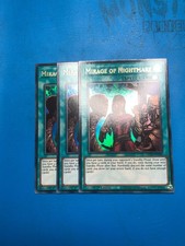 YUGIOH 3x Ultra Rare Mirage Of