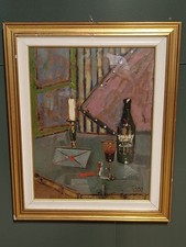 QUADRO DIPINTO SU TAVOLA EPOCA 900