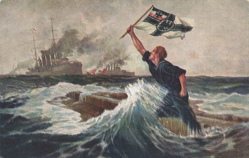 Cartolina ww1 ultimo uomo - ww1,