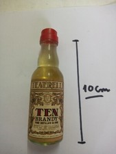 ANNI '60 '70 - TEN BRANDY TENERELLI - BOTTIGLIETTA TAPPO IN PLASTICA 0,027 LITRI
