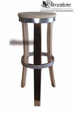 SGABELLO tavolo botte rovere 48 CM barriques 