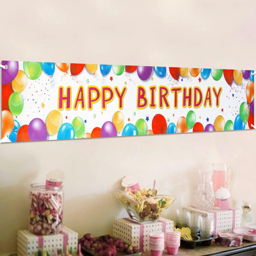 Striscione compleanno insegna - striscione,