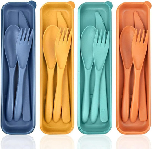 Set posate con custodia - set,