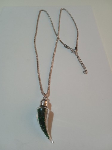 Collana lunga colore argento