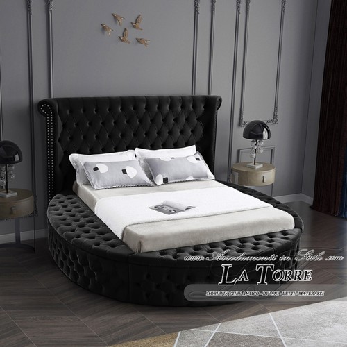 Letto matrimoniale rotondo - matrimoniale,