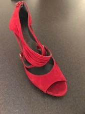 sandalo da ballo rosso latino