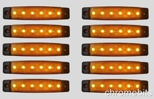 Set 10 12V Ambra LED Laterali