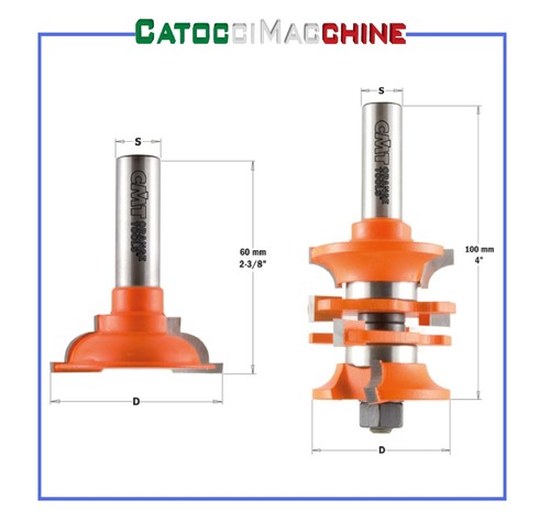 Set frese per - incastri, gambo