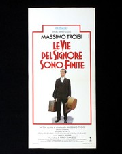 LE VIE DEL SIGNORE SONO FINITE locandina poster Troisi Fascismo Valigie AW13