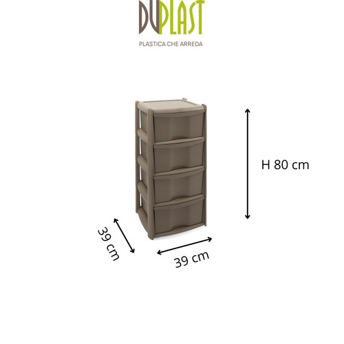 Cassettiera vulcano duplast - cassettiera,