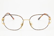 🤓 vintage occhiali NAZARENO CORSINI montatura ovale farfalla marrone 80s👓Donna