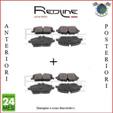 Kit Pastiglie freno Ant+Post RedLine per MAHINDRA XUV500 tox