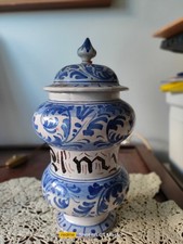 ALBARELLO CERAMICA FORSE ANNI '50 TIPOLOGIA A ROCCHETTO FIRMA GUERRIERI MURANO