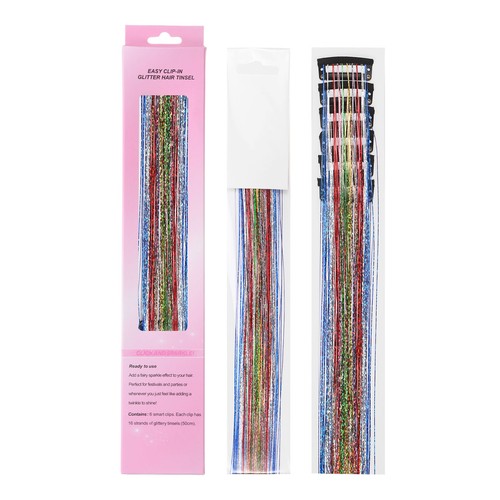 6pcs clip hair - in,