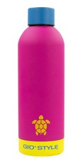 GioStyle Borraccia Fluo 750 ml Acciaio Inossidabile Chiusura Ermetica Colori