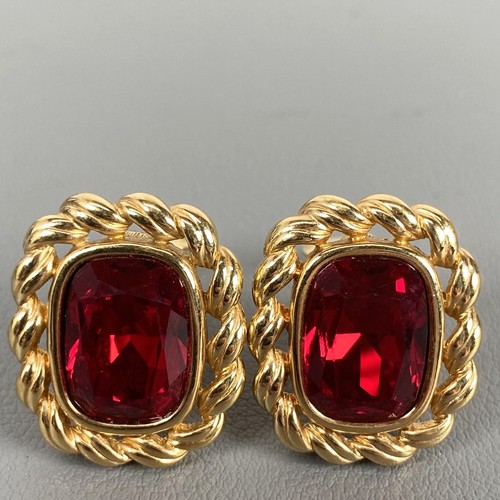 Orecchini swarovski tono oro - orecchini,