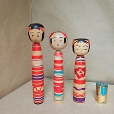 Set bambola Kokeshi stile