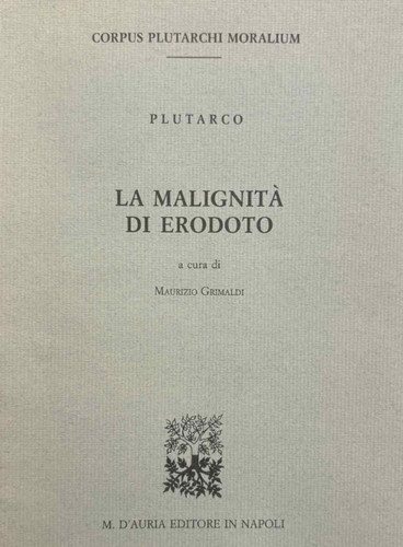 Plutarco malignità di - malignità,